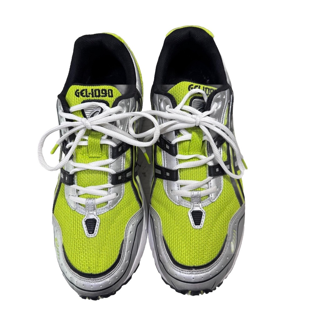 ASICS Gel 1090 Lime Zest Green Silver Black Running‎ Shoes Men's Sz 11